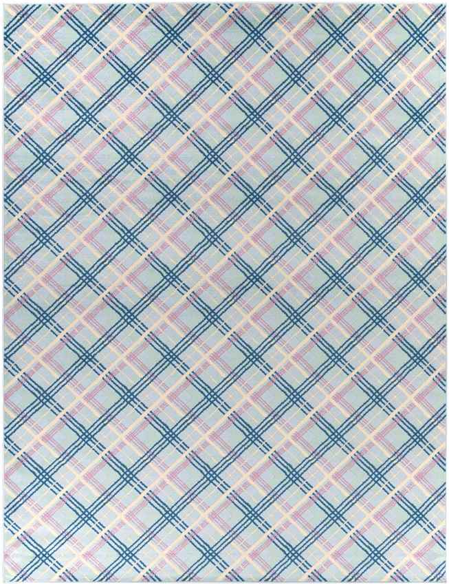 Leens Modern Blue Area Rug