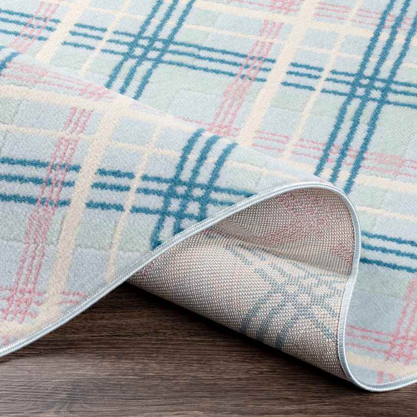 Leens Modern Blue Area Rug