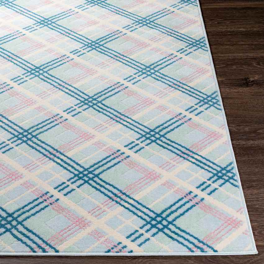 Leens Modern Blue Area Rug