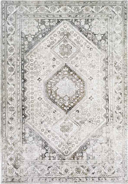 Morige Traditional Medium Gray Area Rug