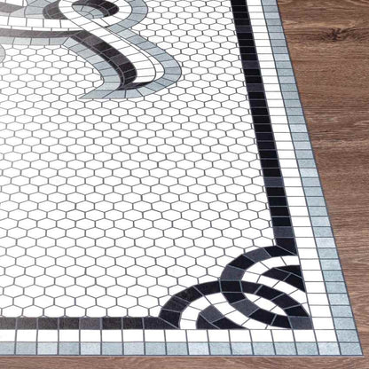 Oudeschip Modern Black Area Rug