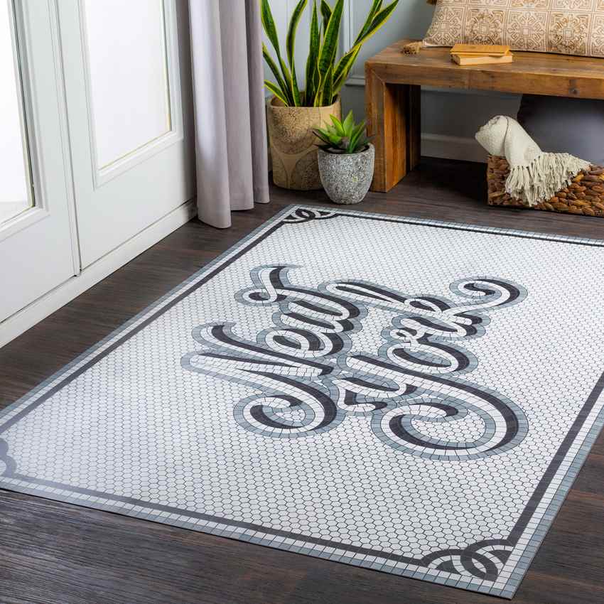 Oudeschip Modern Black Area Rug