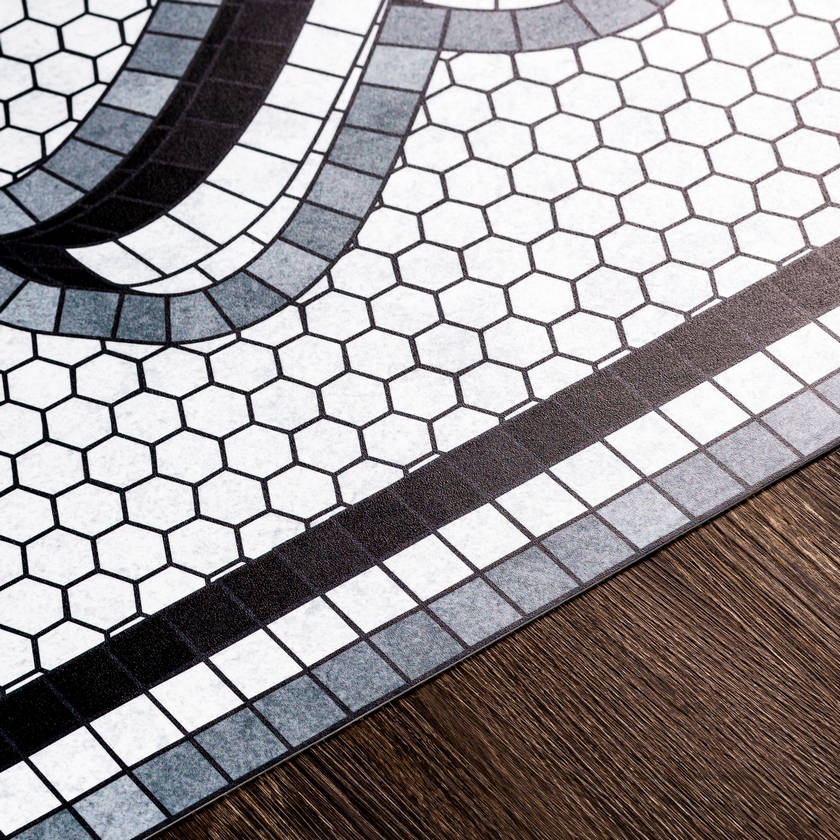 Oudeschip Modern Black Area Rug