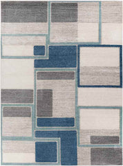 Thesinge Modern Brown Area Rug