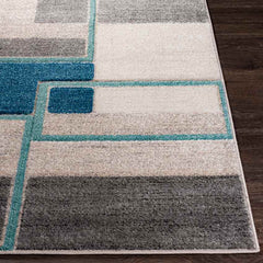 Thesinge Modern Brown Area Rug