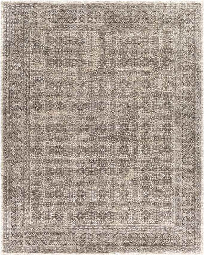 Woltersum Traditional Brown Area Rug