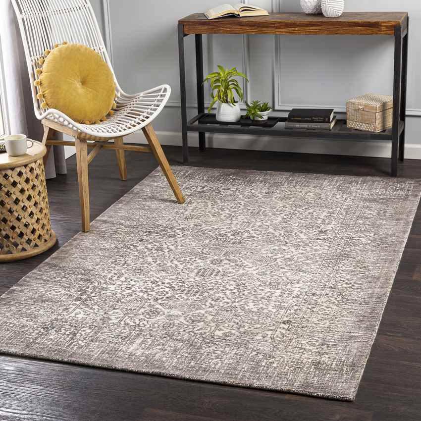Woudbloem Traditional Medium Gray Area Rug