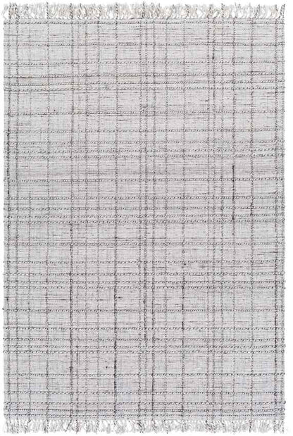 Almen Modern Ivory/Dark Brown Area Rug
