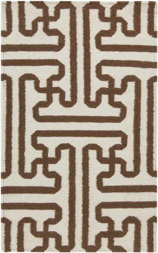 Zuiderrot Modern Dark Brown Area Rug