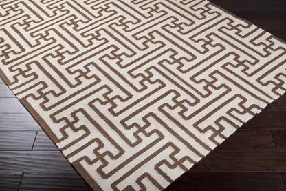 Zuiderrot Modern Dark Brown Area Rug