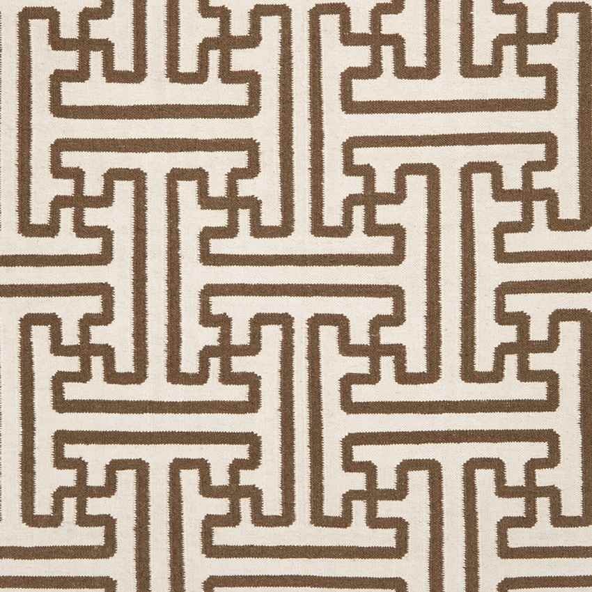 Zuiderrot Modern Dark Brown Area Rug