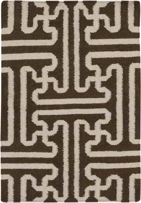 Zuiderrot Modern Brown Area Rug