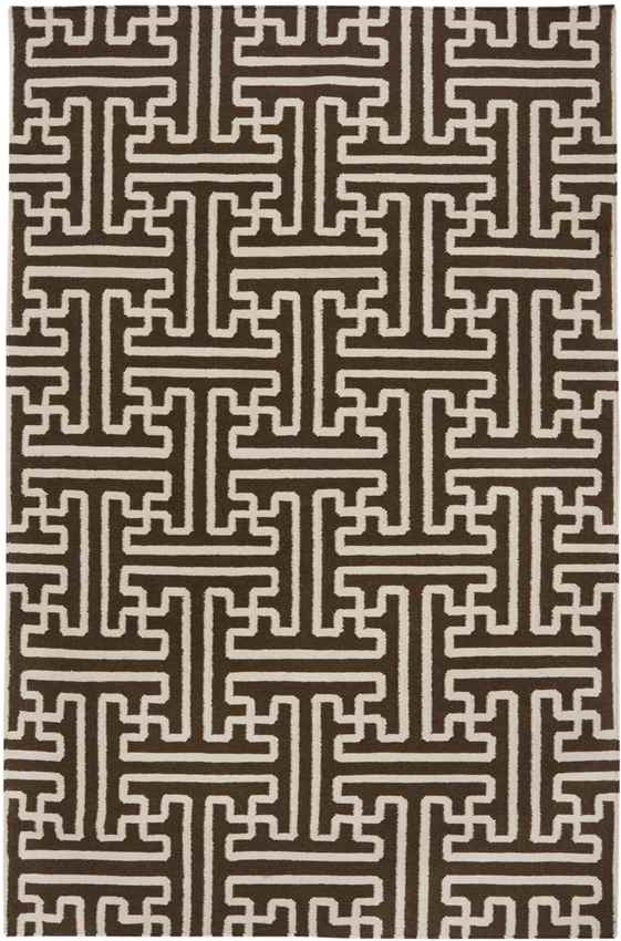 Zuiderrot Modern Brown Area Rug