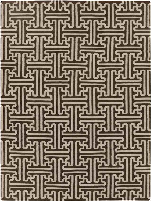 Zuiderrot Modern Brown Area Rug