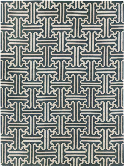 Zuiderrot Modern Dark Green Area Rug
