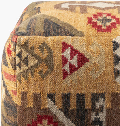 Gloggnitz Dark Brown Pouf