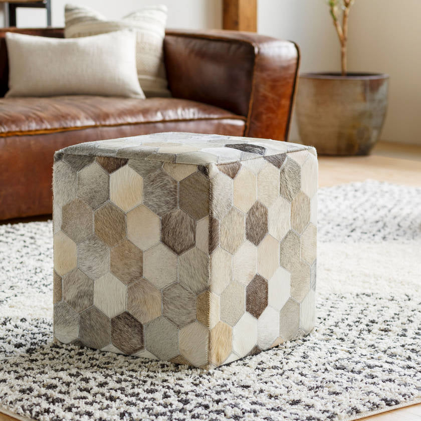 Gutenstein Ivory Pouf