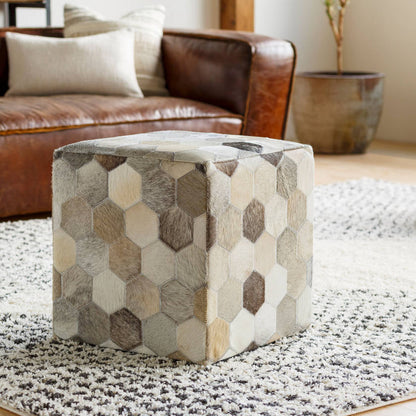 Gutenstein Ivory Pouf