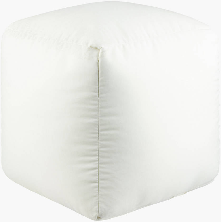 Hoflein Beige Pouf