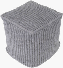 Hohenruppersdorf Medium Gray Pouf