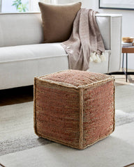 Lanzenkirchen Burnt Orange Pouf