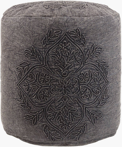 Sieghartskirchen Black Pouf