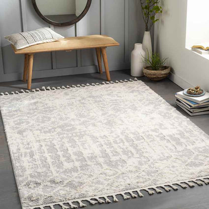Rocky Ripple Global Light Gray Area Rug