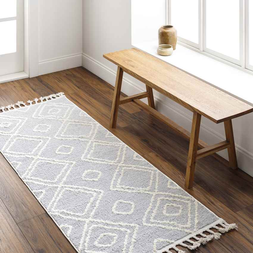 Rosedale Bohemian/Global Light Gray Area Rug