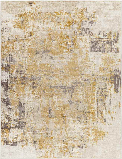 Du Bois Modern Light Orange Area Rug