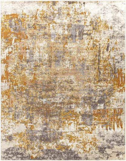 Du Quoin Modern Orange Area Rug