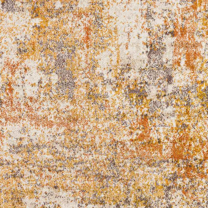 Du Quoin Modern Orange Area Rug