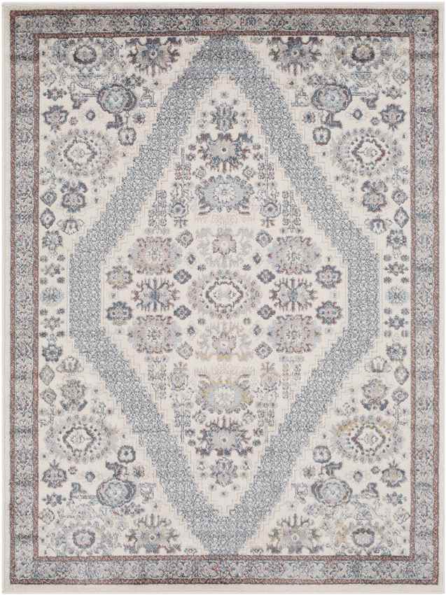 Danny Traditional Light Gray Area Rug