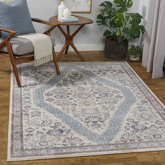 Danny Traditional Light Gray Area Rug