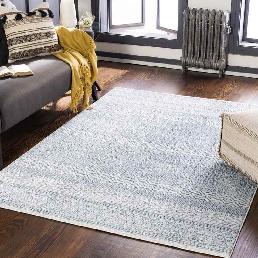 North Aurora Global Denim Area Rug