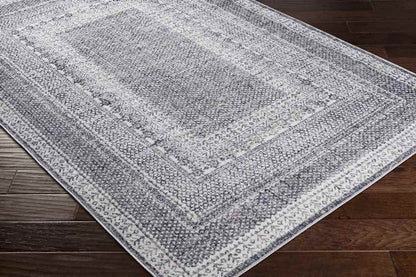 North Chicago Traditional Dark Gray Area Rug