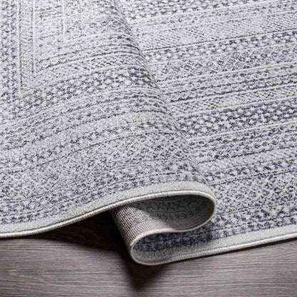 North Traditional Slate Gray Area Rug