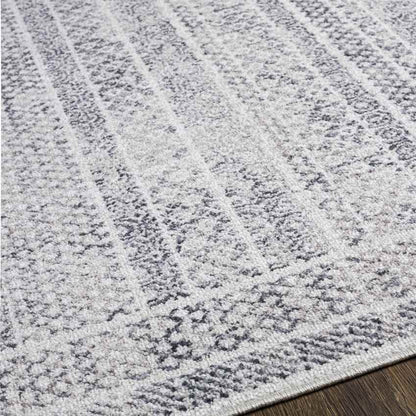 North Henderson Traditional Silver Gray Area Rug