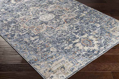 Tippecanoe Traditional Navy Area Rug