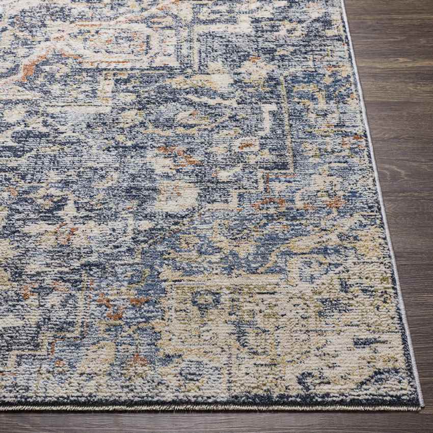 Tippecanoe Traditional Navy Area Rug