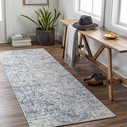 Tippecanoe Traditional Navy Area Rug