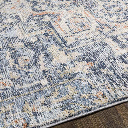 Tippecanoe Traditional Navy Area Rug