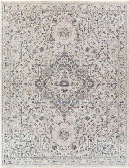 Jay Traditional Navy Area Rug