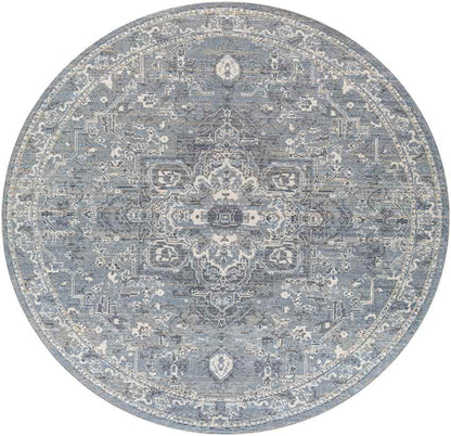 Jay Traditional Dark Blue Area Rug