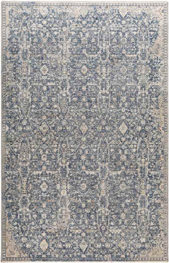 Blackford Traditional Navy Area Rug