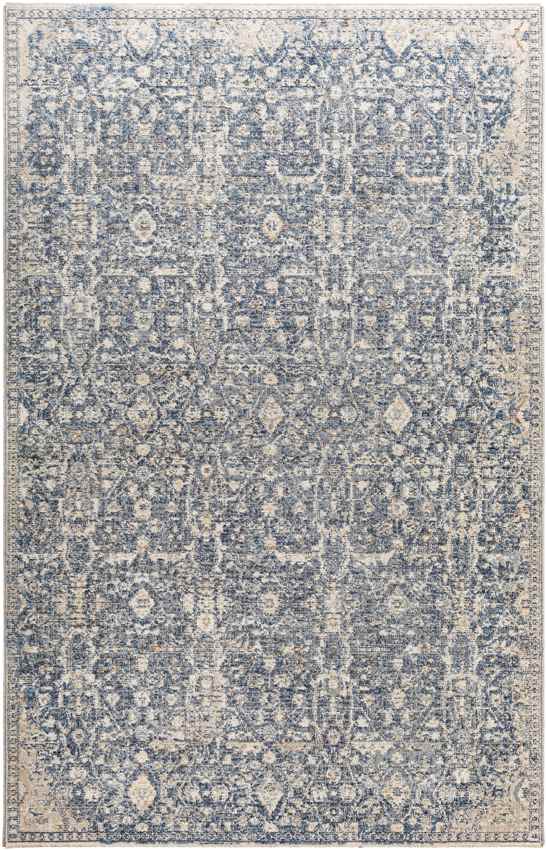 Blackford Traditional Navy Area Rug
