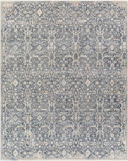 Blackford Traditional Navy Area Rug