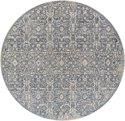 Blackford Traditional Navy Area Rug