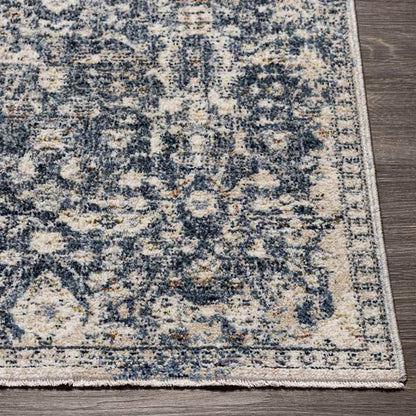 Blackford Traditional Navy Area Rug