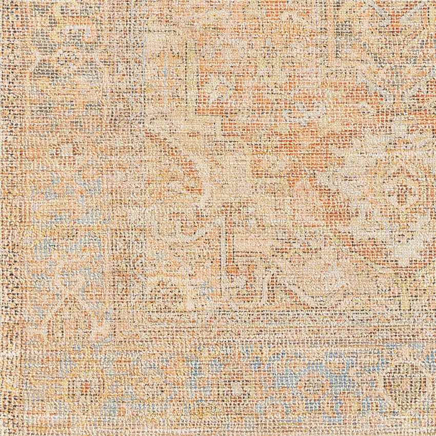 Mound Traditional Burnt Orange Area Rug