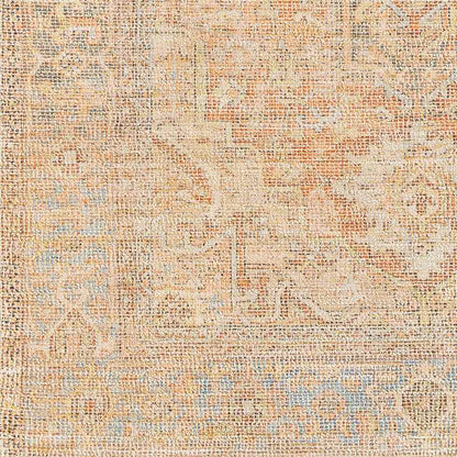 Mound Traditional Burnt Orange Area Rug